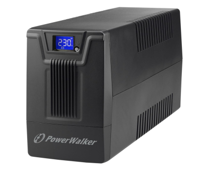 UPS (zasilacz awaryjny) POWERWALKER UPS LINE-INTERACTIVE 600VA SCL 2XSCHUKO 230V, RJ11/ 45 IN/OUT, USB, LCD VI 600 SCL